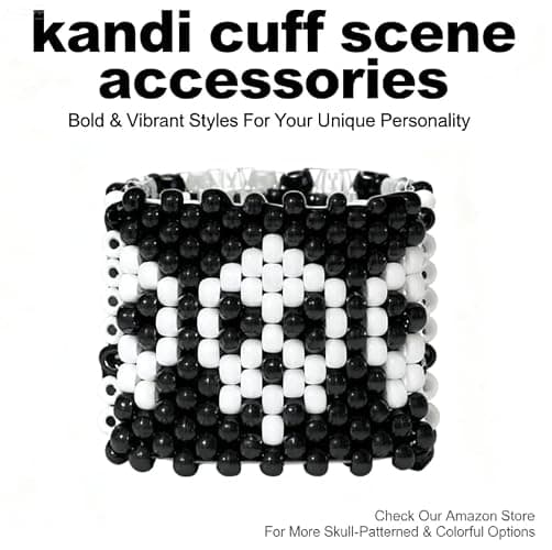 SceneCore Kandi Cuff Mystery Box – Random Kandi from 5 Bold Styles, for Daily, Festival Clubwear, Rave Party, Plur thumbnail 8
