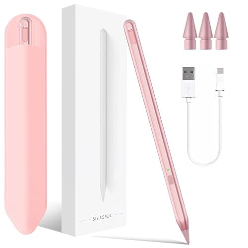 Stylet pour iPad 11e A16 2025 9e et 10e Gén, Stylet Milikilo iPad avec Porte-Crayon, Rejet de Paume, Sensibilité D'inclinaison, Stylo pour iPad 6/7/8/9/10, iPad Pro 11" et 12,9", iPad Air 3/4/5 - Image 1