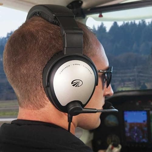 Lightspeed Aviation Sierra ANR Aviation Headset - Premium ANR Pilot Headset - Maximum Noise Canceling & Bluetooth Technology for Exceptional Communication thumbnail 6