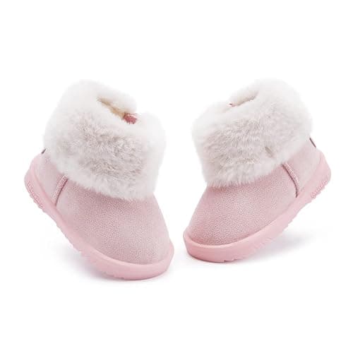 BMCiTYBM Girls Boys Snow Boots Warm Winter Fur Lined Baby Shoes (Infant/Toddler/Little Kid) thumbnail 2