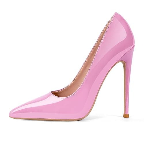 GENSHUO Women's 4.7 Inch Pumps Pointy Toe Stiletto Sexy High Heels Work Party Wedding Shoes thumbnail 8
