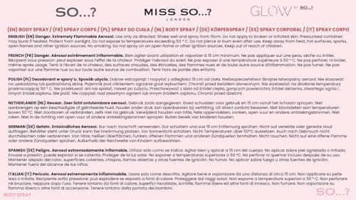 Miss So...? Mini Galore Womens Body fragrance Gift Set 4x50ml thumbnail 8