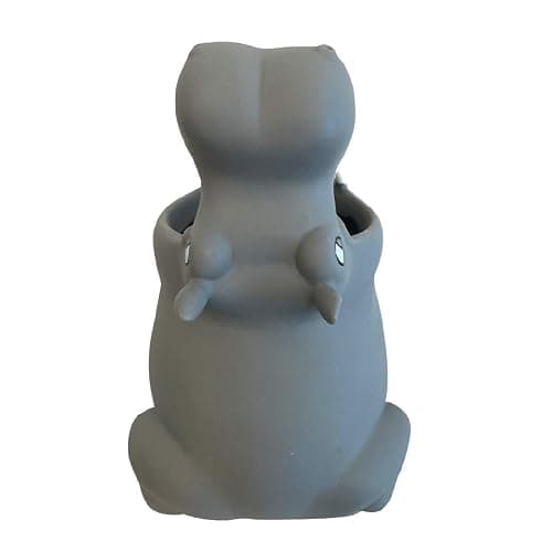 Lily’s Home Fun Kids Animal Toothbrush Holder, Bathroom Organizer, Pencil Cup - Shark - Crock thumbnail 6