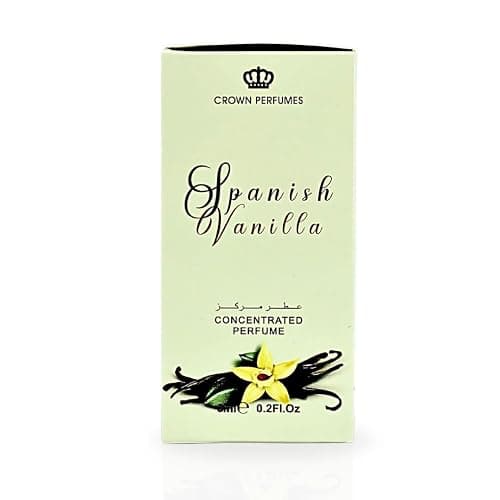Al-Rehab Spanish Vanilla Perfume Oil 6ML (0.2 Oz) - Arabian Oils For Women - Long Lasting Concentrated Oil - A Luxurious Soft & Sweet Women's Fragrance For An Elegant Touch thumbnail 3