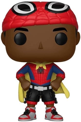 Funko Pop Marvel: Animated Spider-Man Movie Mile Morales with Cape Collectible Figure, Multicolor (33976) thumbnail 2