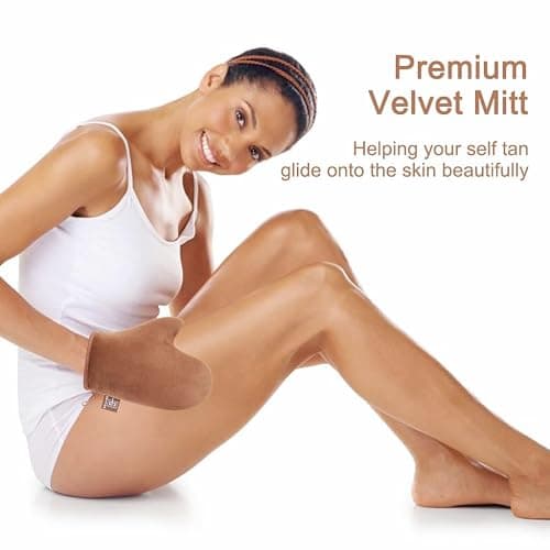 GAIYAH Self Tanning Mitt Applicator Self Tanner Mitt Applicator Tanning Mitts Self Tanner With Thumb Ultra Soft Tanning Glove For Self Tan Mitt thumbnail 2