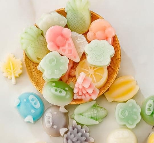 Wax Candy Filled with Sweet Syrup – Assorted Fruit Flavors, Chewable Stress Relief Snack - Image 1