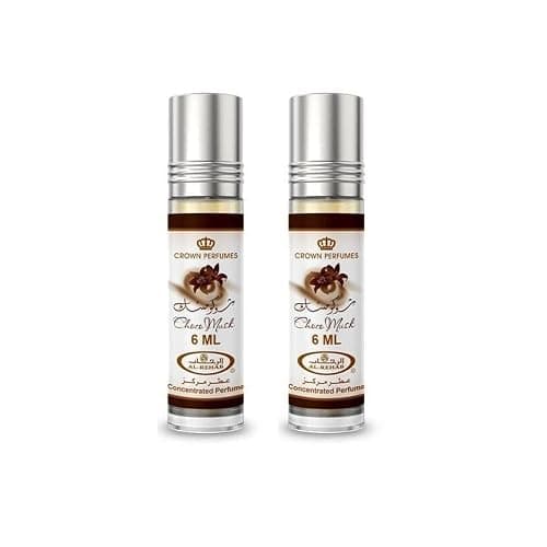 Al-Rehab Choco Musk Concentrated Perfume Rollerball for Unisex, 0.2 Ounce (Pack of 2) - Image 1