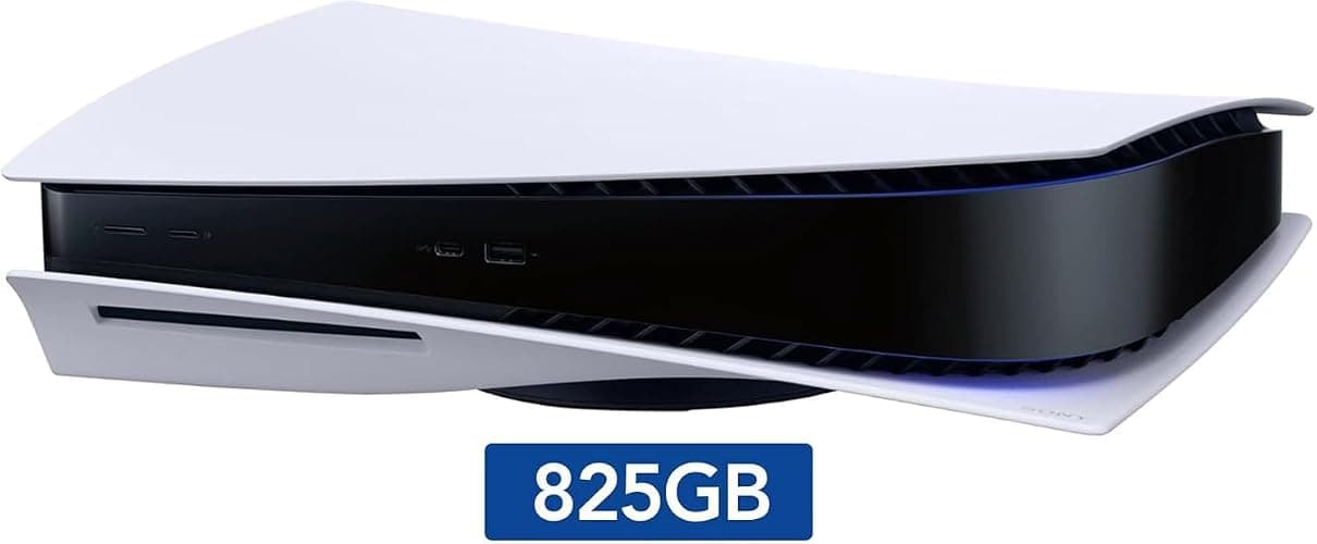 Sony Playstation 5 Disc Edition 825GB Gaming Console + 1 Wireless Dual Charger Dock Controller for PS5 (Renewed) thumbnail 2