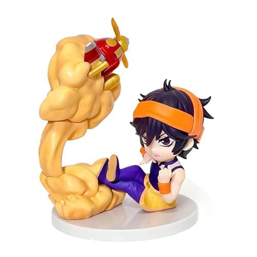 MABAIUDE Narancia Ghirga Figure Model Set, Mini Anime JJBA Action Figure Cake Topper Ornament, Exquisite Handmade Desktop Figurine Statue Decoration Collection thumbnail 4
