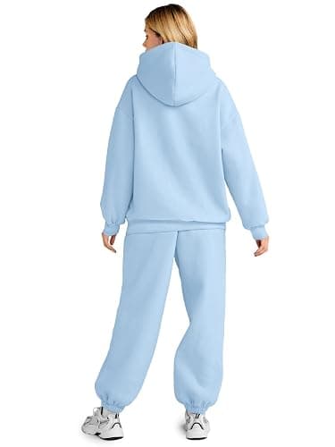 AUTOMET Womens 2 Piece Outfits Lounge Hoodie Sweatsuit Sets Plus Size Fall Fashion Clothes Airport Travel Pants Tracksuits thumbnail 3