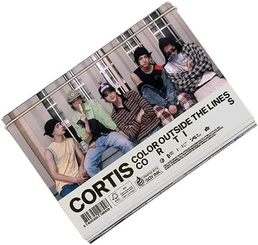 CORTIS - THE 1ST EP [COLOR OUTSIDE THE LINES] (Photobook ver (SCENE 1)) + Extra photocards - Image 1