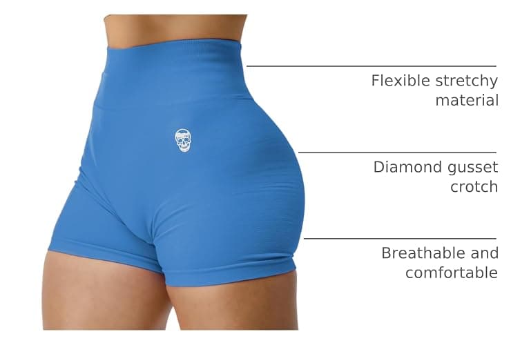 Gymreapers Infinity Seamless Workout Shorts High Waist Biker Shorts for Women Athletic Gym Running Pilates Yoga Sport Short thumbnail 4