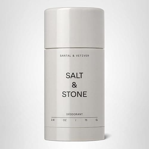 SALT & STONE Aluminum Free Deodorant | Extra Strength 48 Hour Protection for Women & Men | Made with Seaweed Extracts, Niacinamide & Prebiotics (Santal & Vetiver) thumbnail 9