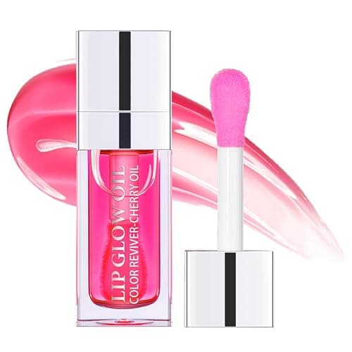 Fovcos Hydrating Lip Glow Oil, Moisturizing Lip Glow Oil, Lip Plumper Gloss, Transparent Lip Gloss, Lip Oil, Plumping Lip Oil, Lip Balm, Tinted Lip Balm Lip Care - Image 1
