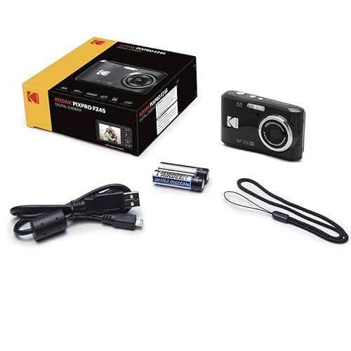 Kodak PIXPRO FZ45 Digital Camera, 16MP Point & Shoot with 4X Optical Zoom, 27mm Wide Angle, 2.7 Inch LCD, 1080p Video, Black thumbnail 5