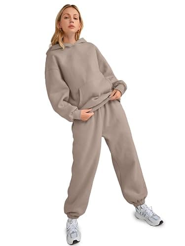 AUTOMET Womens 2 Piece Outfits Lounge Hoodie Sweatsuit Sets Plus Size Fall Fashion Clothes Airport Travel Pants Tracksuits thumbnail 5