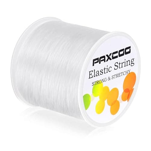 Paxcoo Elastic Bracelet String Cord Stretch Bead Cord for Jewelry Making and Bracelets Making - Image 1