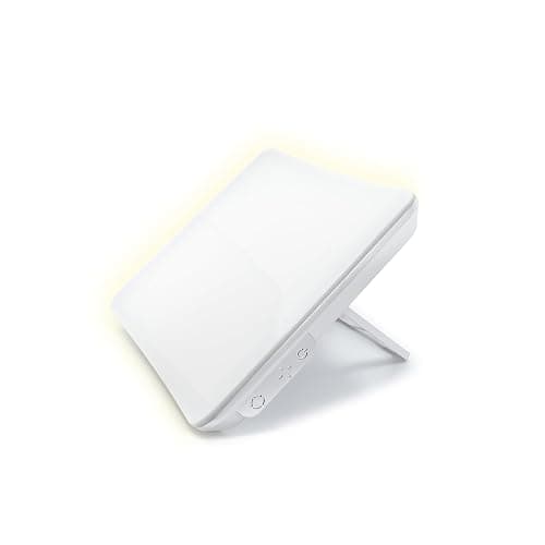 Carex Day-Light Elite Bright Sunlight Therapy Lamp, 10000 LUX Therapy Lamp at 12 Inches, LED Bright White Light with Adjustable Height and Brightness Levels for Mood, White thumbnail 8