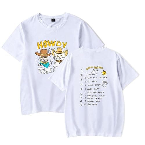 WJHYWDH Ryan Trahan Task Force T-Shirt Merch Casual Short Sleeved T Shirt Unisex Tee - Image 1