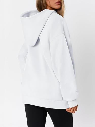 WYNNQUE Hoodies for Women Oversized Sweatshirts Fall Fashion Outfits 2026 Casual Sweaters Tops Fleece Workout Winter Clothes thumbnail 4
