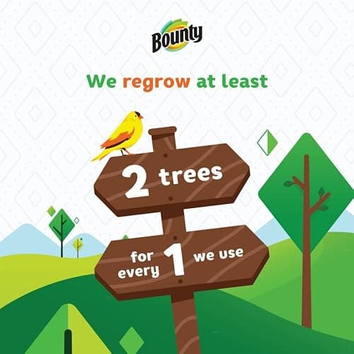 Bounty Select-A-Size Paper Towels, White, 8 Double Plus Rolls = 20 Regular Rolls thumbnail 6