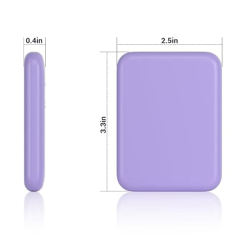 Kintion Pocket Mirror, 1X/3X Magnification LED Compact Mirror (Purple) | Travel Mirror with Light for Purse, 2-Sided, Portable, Folding, Handheld, Small Lighted Mirror for Gift thumbnail 7