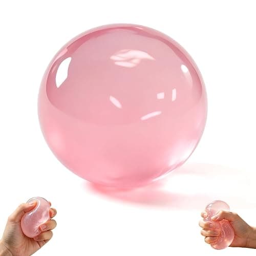 Coconut Oil Squishy, Coconut Oil Stress Ball – Formable No-Rebound Stress Relief Balls, for Adult Calming Desk Decor Anxiety Relief Gifts (Pink) - Image 1