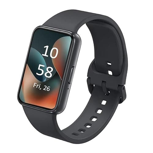 SAMSUNG Galaxy FIT 3 [2024] 1.6" AMOLED Display | 14 Days Battery Life | 100+ Watchfaces | 100+ Exercise Modes | International Model - (Gray) - Image 1