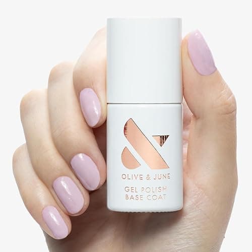 Olive & June Gel Polish Base Coat | UV LED Nail Lamp Needed | Long Lasting Formula | Up to 21 Days of Wear | No Damage Removal | Salon-Quality Manicure Pedicure at Home |Vegan HEMA-Free Cruelty-Free thumbnail 2