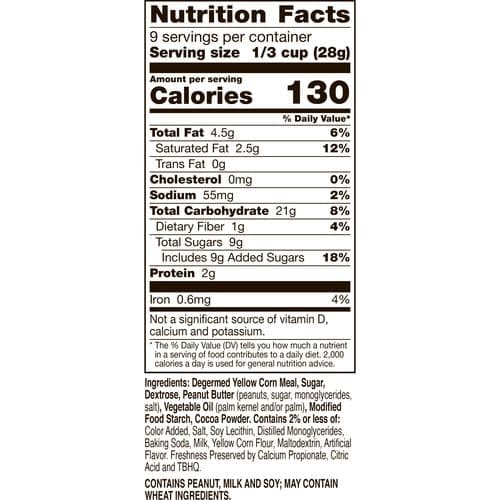Chex Mix Muddy Buddies Peanut Butter and Chocolate Snack Mix, Snacks, 9 oz thumbnail 2