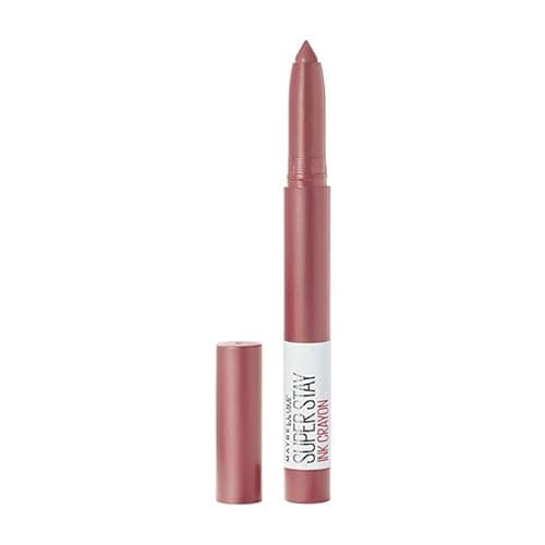 Maybelline Super Stay Ink Crayon Lipstick Makeup, Precision Tip Matte Lip Crayon with Built-in Sharpener, Longwear Up To 8Hrs, Lead The Way, Pink Beige, 1 Count - Image 1