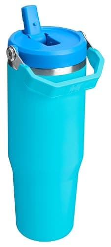 Stanley IceFlow 2.0 Flip Straw Tumbler with Handle 30 oz | Twist On Lid and Flip Up Straw | Leak Resistant Water Bottle | Insulated Stainless Steel | BPA-Free | Splash thumbnail 3