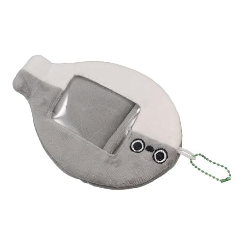GUEDKIKL Cute Plush Kpop Photocard Holder, Cartoon Cardholder with Keychain ID Bank Credit Card Holder Protector Bus Card Pendant Keychain Photo Protective Sleeves thumbnail 8