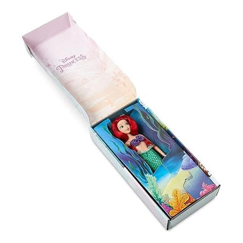 Disney Store Official Disney Princess Classic Doll (Ariel from The Little Mermaid), 11 Inches, Includes Brush with Molded Details, Fully Posable Toy in Classic Outfit - Disney Princess Toys for Girls thumbnail 4