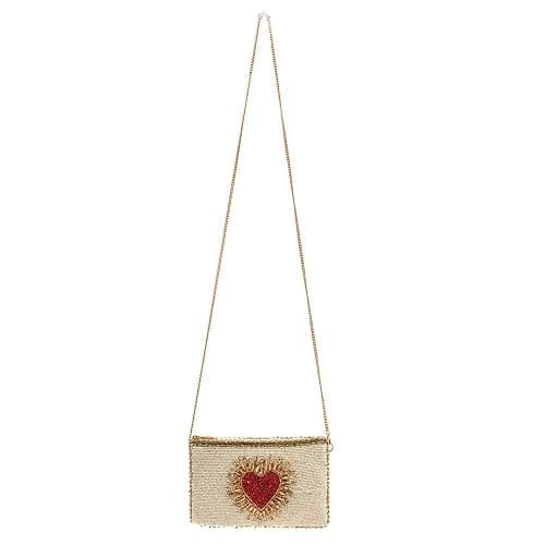 Mary Frances Heart Burst Beaded Crossbody Cell Phone Bag Clutch Novelty Evening Purse, Multicolor thumbnail 6