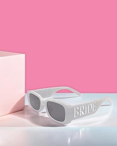 Fibye Bride Sunglasses, Bachelorette Sunglasses for Bride, Bridal Shower Accessory, Bachelorette Sunnies thumbnail 7
