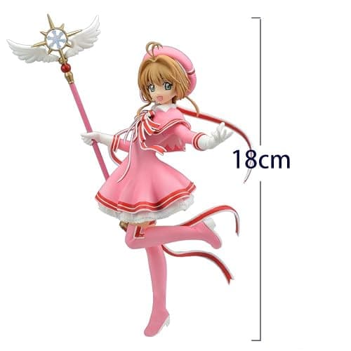 YLQANONG Cardcaptor Figures Kinomot Anime Figure Statues PVC CCS Anime Action Figurine for Fans thumbnail 3