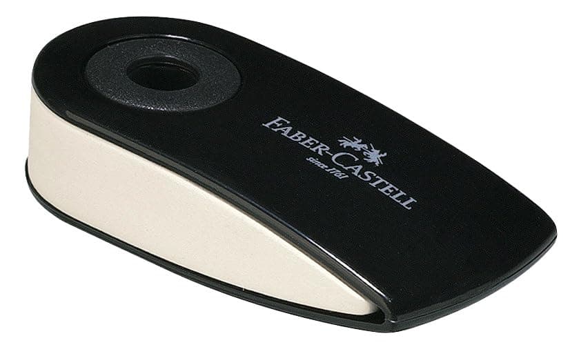 Faber-Castell 205076 - Eraser Sleeve Mini, Black, 6 Pieces thumbnail 2