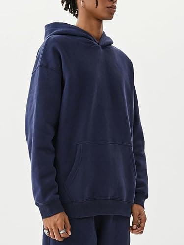 PAODIKUAI Men Hoodie Sweatshirt Loose Fit Fashion Pullover Hoodie Casual Long Sleeve Hooded Sweatshirt with Pocket thumbnail 3
