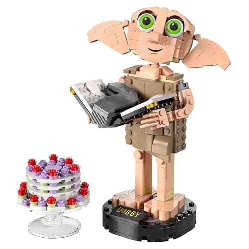 Lego Harry Potter Dobby The House Elf Set - Easter Gifts for Children and All Fans from 8 Years - Movable Iconic Figure - Toy - Bedroom Accessory & Decoration - Character Collection - 76421 thumbnail 4