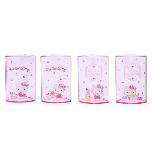 Sanrio 213110 Pink Plastic Hello Kitty Kitty Pen Stand 360 Degree Rotating Pen Stand Pen Holder Cosmetic Makeup Brush Tulle Pet Character thumbnail 2