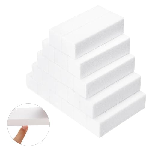 Bloc Polissoir Ongles, 20 Pcs Buffer Ongles Carré Éponge Lime à Ongle pour Les Salons de Manucure, Le Diy Nail Art à La Maison thumbnail 7