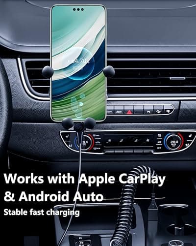AMITOME 3 in 1 USB-A Carplay Cable 1.5M,3A Universal Charging Cable with USB-C/Micro USB and IP Port,Coiled Cable for Car Retractable Fast Charging Cord Compatible with Most Cell Phones - White thumbnail 3