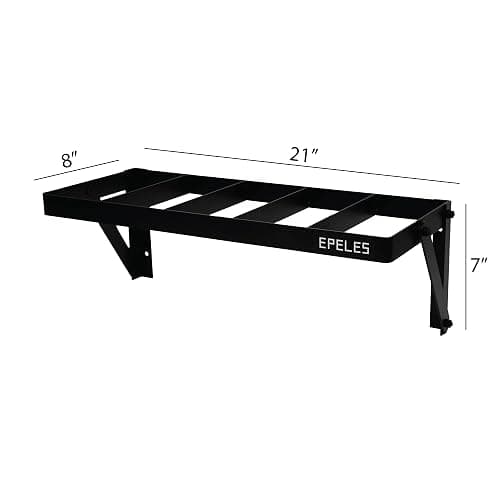Epeles Backdrop Storage Rack, Mat Black, One Size - Black thumbnail 6