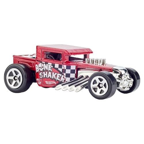Hot Wheels Toy Cars, 5-Pack of 1:64 Scale Toy Cars with Collectible Deco & Packaging, Core Mattel 80th Anniversary Set of 5 Vehicles thumbnail 5