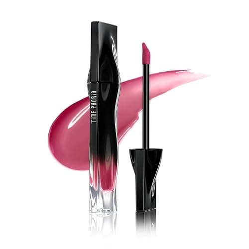 TIMEPHORIA STELLAR DUST LIP STAIN-Long Lasting, Waterproof and Transferproof Lip Tint, Glossy Finish Lip Gloss, Lightweight Lipstick, High Coverage, Stocking Stuffers For Teen Girls (004 Mauvion) - Image 1