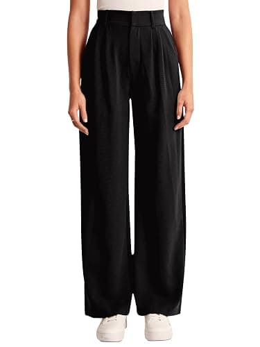 NIMIN Women Work Pants Business Casual Outfits Dress Trousers with Pockets | Wide Leg Pants, Front Pleated, Office Formal Daily Wear Slacks, Professional Interview Outfits thumbnail 2