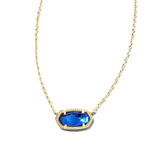 Kendra Scott Elisa Pendant Necklace for Women, Fashion Jewelry, 14k Gold-Plated - Image 1