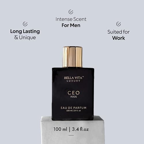BellaVita Luxury CEO Man & Mens Gift Set Perfume Cologne for Men Combo| Long-Lasting Men's Cologne with Lemon, Lavender, Tonka & Agarwood Perfume for Men thumbnail 4